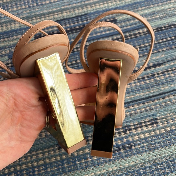 SCHUTZ FILIPA SANDAL -TRUE BEIGE SIZE 6 - Picture 8 of 10